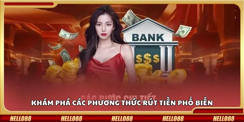 Khám phá các phương thức rút tiền phổ biến
