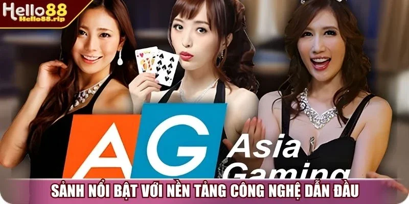 Sảnh nổi bật với nền tảng công nghệ dẫn đầu